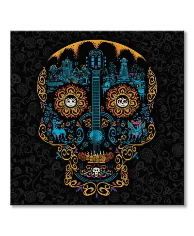 Coco Pattern Skull - obraz na płótnie