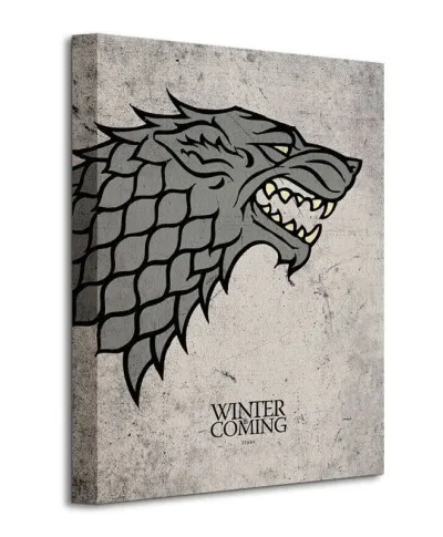 Obraz na płótnie - Game of Thrones (Stark)