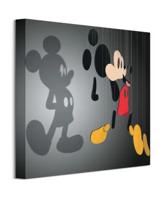 Mickey Mouse Shadow Puppet - obraz na płótnie