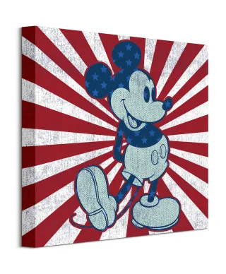 Mickey Mouse Starburst - obraz na płótnie