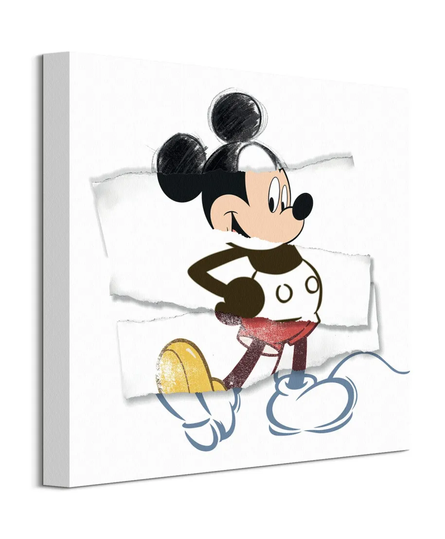 Mickey Mouse Torn - obraz na płótnie