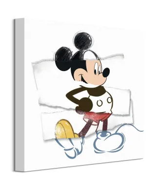 Mickey Mouse Torn - obraz na płótnie