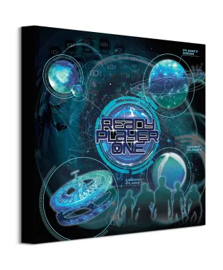 Ready Player One Locations - obraz na płótnie