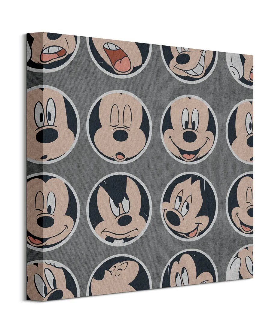 Mickey Mouse Circled - obraz na płótnie