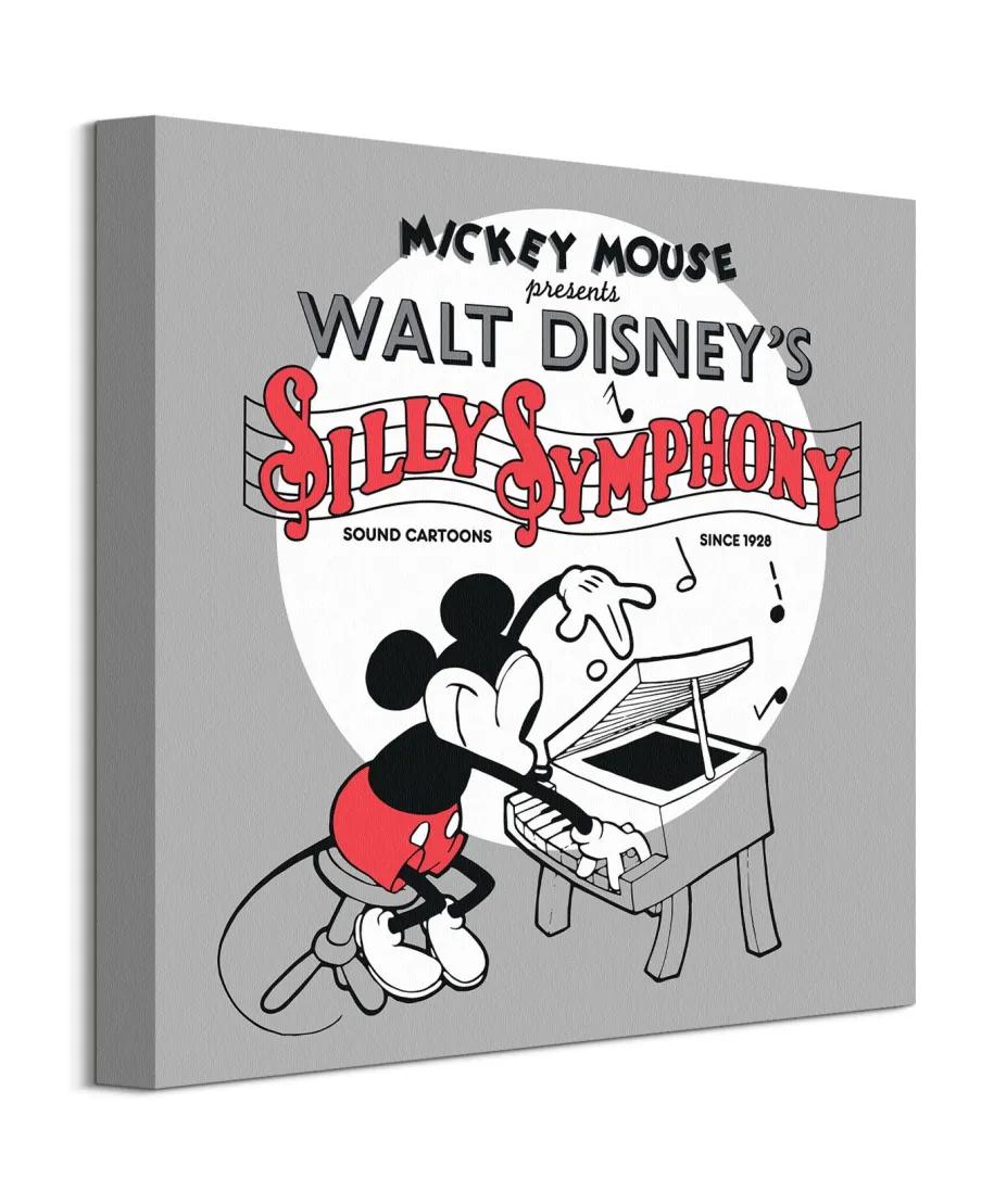 Mickey Mouse Silly Symphony - obraz na płótnie