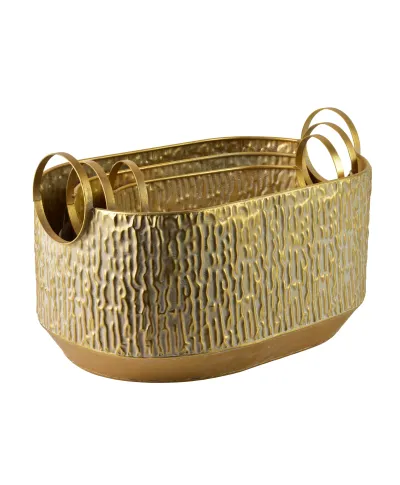 VINTAGE GLOW Komplet 3 osłonekXL 31x48x24 L 26x40x21cm M 21x31x19,5cm