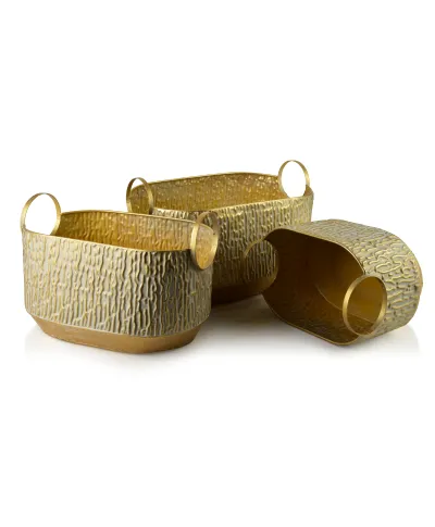 VINTAGE GLOW Komplet 3 osłonekXL 31x48x24 L 26x40x21cm M 21x31x19,5cm