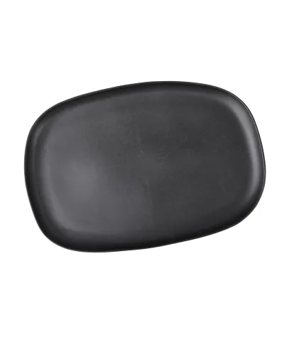 BASIC NATURE Półmisek 40,5x30x3cmmatowy czarny