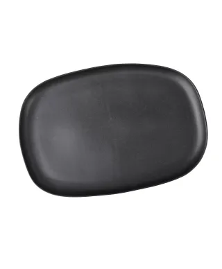 BASIC NATURE Półmisek 40,5x30x3cmmatowy czarny