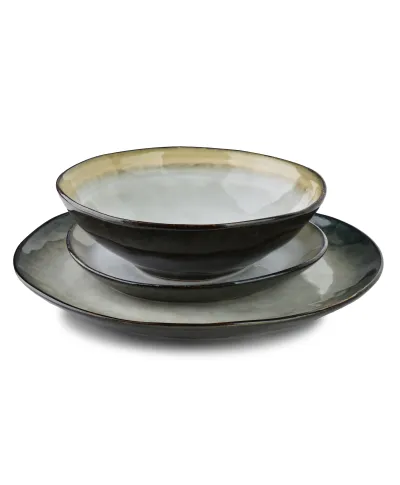 BASIC NATURE Talerz obiadowy 28x28x2,6cm