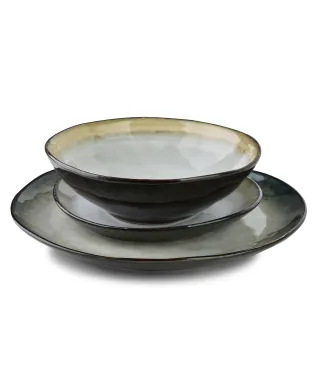 BASIC NATURE Talerz deserowy 19,5x19,5x2,5cm