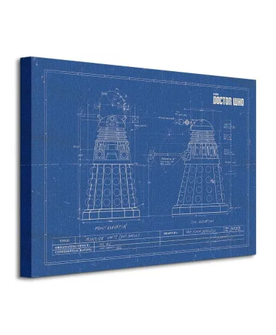 Obraz do salonu - Doctor Who (Dalek Blueprint)