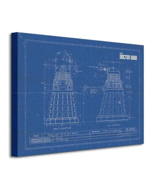 Obraz do salonu - Doctor Who (Dalek Blueprint)