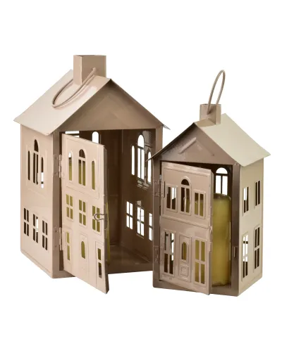 ROGER Domek lampion 20,3x20x33,8cm