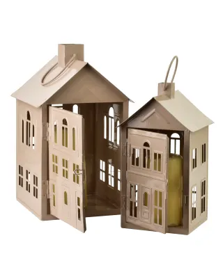 ROGER Domek lampion 20,3x20x33,8cm