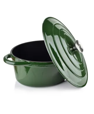 VERDELUXE Gęsiarka żeliwna emaliowana30x38xh17cm 4,7L