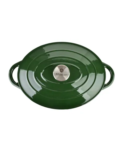 VERDELUXE Gęsiarka żeliwna emaliowana30x38xh17cm 4,7L