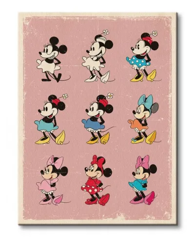 Minnie Mouse (Evolution) - Obraz na płótnie