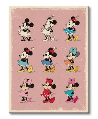 Minnie Mouse (Evolution) - Obraz na płótnie