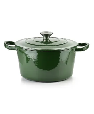 VERDELUXE Brytfanna żeliwna emaliowna ok 24x31xh17cm z pokrywą 4L