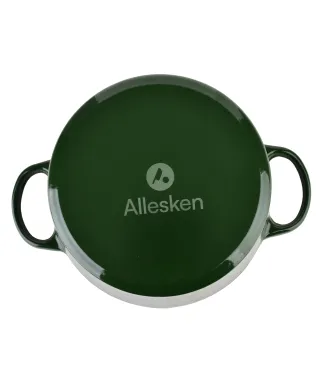 VERDELUXE Brytfanna żeliwna emaliowna ok 24x31xh17cm z pokrywą 4L