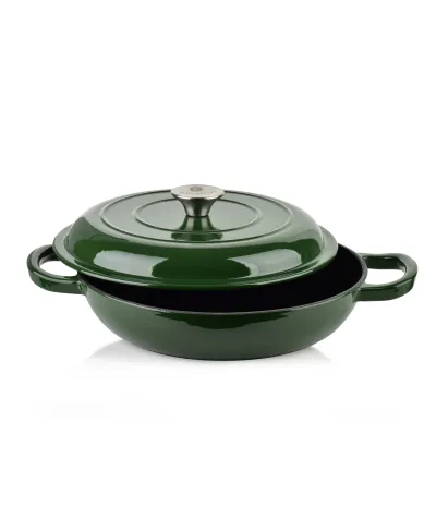 VERDELUXE Brytfanna niska żeliwna emaliowana 26x26xh11cm 2,4L