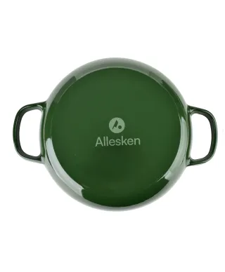 VERDELUXE Brytfanna niska żeliwna emaliowana 26x26xh11cm 2,4L