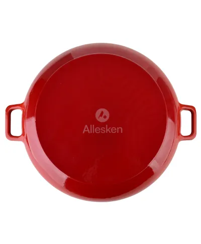 RODELUXE Brytfanna niska żeliwna emaliowana 31x31x6cm 2,8L