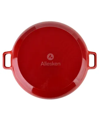 RODELUXE Brytfanna niska żeliwna emaliowana 31x31x6cm 2,8L