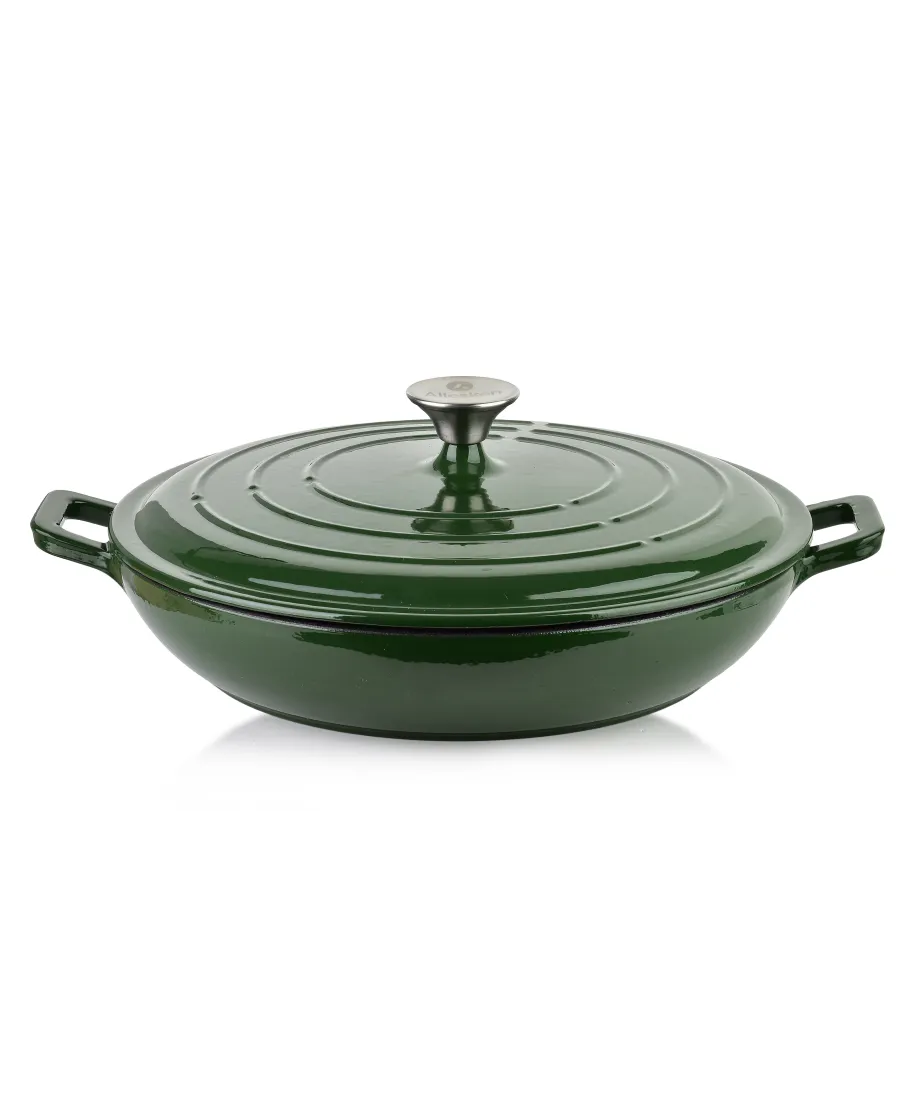 VERDELUXE Brytfanna, garnek niski żeliwo 31x31x6cm 2,8L