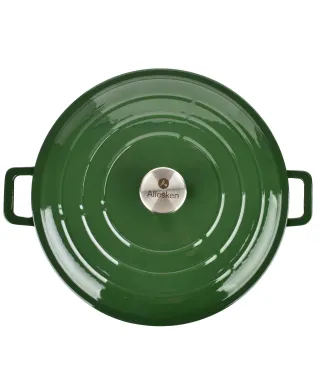 VERDELUXE Brytfanna, garnek niski żeliwo 31x31x6cm 2,8L