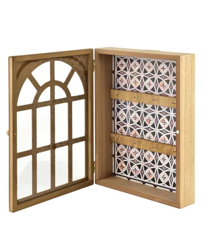 STACY Skrzynka na klucze 28x21x5,5cm okienko