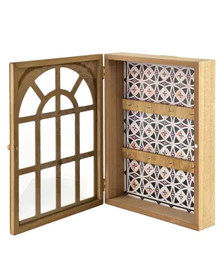 STACY Skrzynka na klucze 28x21x5,5cm okienko