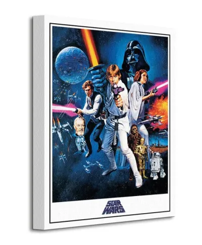 Star Wars Episode IV A New Hope (One Sheet) - Obraz na płótnie