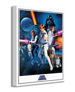 Star Wars Episode IV A New Hope (One Sheet) - Obraz na płótnie
