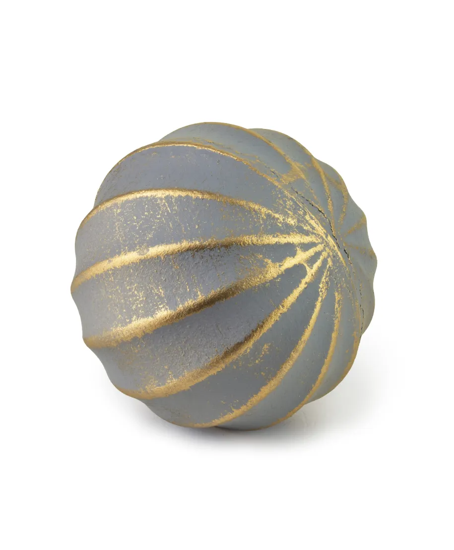 SAGGIO BEIGE Kula dekoracyjna 7cmszara