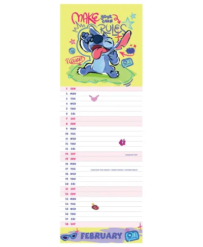 Stitch - mini kalendarz 2026