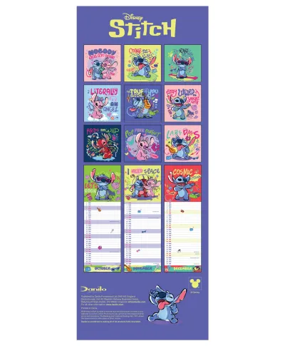 Stitch - mini kalendarz 2026
