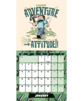 Minecraft - mini kalendarz 2026