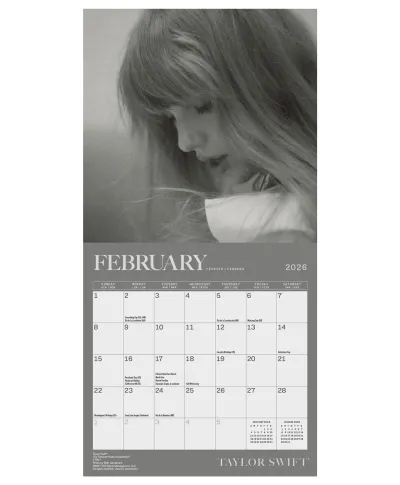Taylor Swift - mini kalendarz 2026