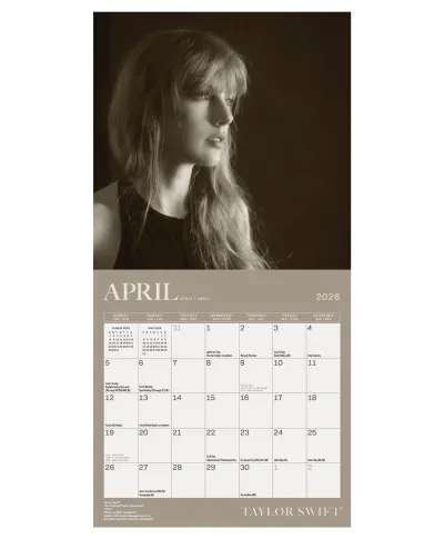 Taylor Swift - mini kalendarz 2026