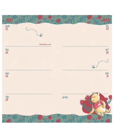 Kubuś Puchatek - kalendarz książkowy 2026