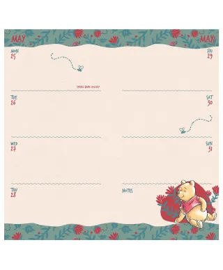 Kubuś Puchatek - kalendarz książkowy 2026