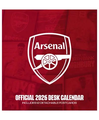 Arsenal FC - biurkowy kalendarz 2026