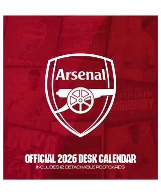 Arsenal FC - biurkowy kalendarz 2026