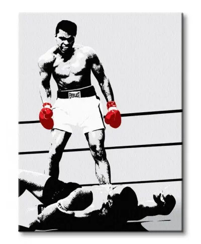Muhammad Ali (Gloves - Corbis) - Obraz na płótnie