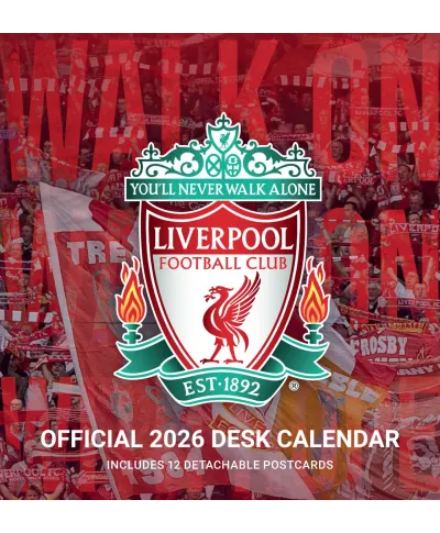 Liverpool FC - biurkowy kalendarz 2026