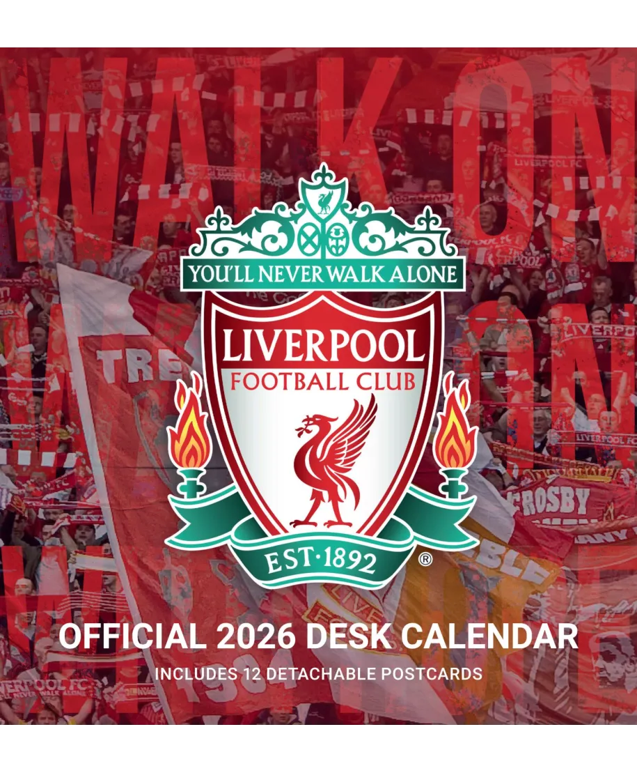 Liverpool FC - biurkowy kalendarz 2026