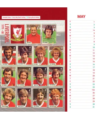 Liverpool FC - biurkowy kalendarz 2026