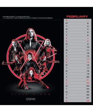 Marvel - biurkowy kalendarz 2026